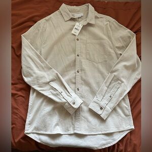 NWT Men’s Corduroy Button Up Shirt